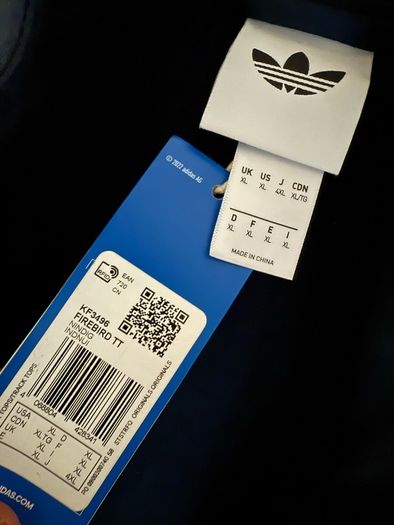 Oasis Adidas Firebird Track Top XL Ireland