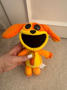 Poppy Playtime Smiling Critters approx. 8" Dogday Soft Plush Puppy Dog Used Please see photos