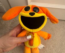 Poppy Playtime Smiling Critters approx. 8" Dogday Soft Plush Puppy Dog Used Please see photos