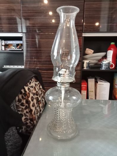Antique Parrafin oil lamp