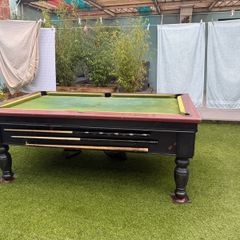 7' x 4' slate pool table