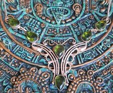 sterling silver peridot