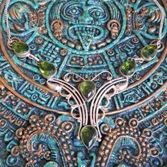 sterling silver peridot
