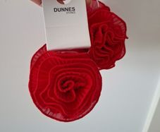 Red Rose Hair Clips