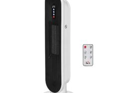 Ceramic Space Heater, 24H Timer, 1200W/2000W