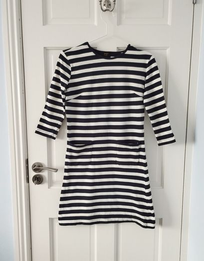 Nautical Style Jersey Dress Size 8