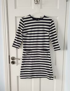Nautical Style Jersey Dress Size 8