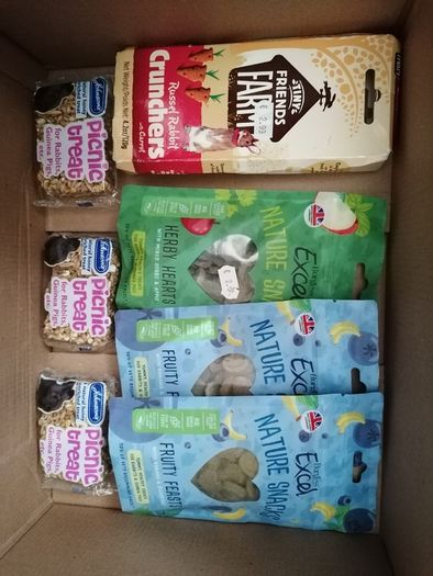Small animal snacks x7 rabbits guinea pigs hamster mice birds etc