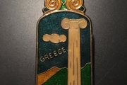 Enamel Vintage Greek Art-Deco Paper Clip