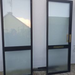 Sliding door and frame