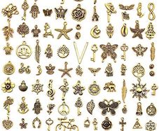 Charm Pendants for Jewelry Silver Bronze Charms Antique Metal Pendants Steampunk Gear Charms for Jewelry Crafting Bracelet Necklace