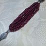 Garnet Sterling Silver Necklace Image 8