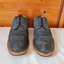 clarks atles brougues Size 11 eu 46 blue suade Tiny bit of fading Overall in good condition Image 4
