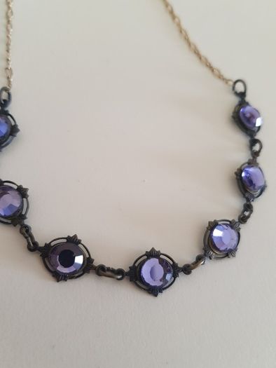 Purple Stones Necklace