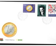 1999 Ireland European Event: Euro, Sean Lemass & European Flags Stamps An Post First Day Cover (FDC)