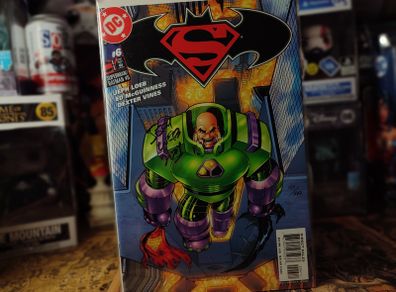 Superman / Batman ! Issue #6 ! Signed by Jeph Loeb ! Limited to 200 Copies ! Infinite Crisis Key Issue ! 2004 ! by DC Comics ! Autograph !