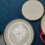 NEW - Set of 2 enamelled cast iron round casserole & pan Image 8