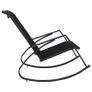 Garden Rocking Chairs 2 pcs Textilene Black Image 5