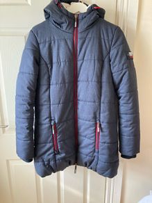 Superdry Polar Sport navy ladies jacket, (long length) size 12/14