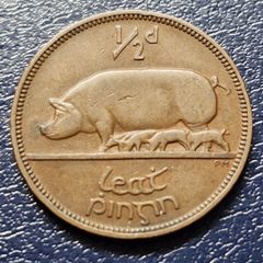 Ireland 1946 Half 1/2 Penny