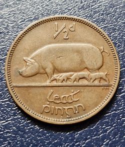 Ireland 1946 Half 1/2 Penny