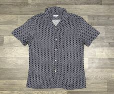 Reiss Viscose Patterned Cuban Short Mens Medium