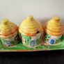 Vintage Japanese Marutomo Ware Condiment Set Image 3