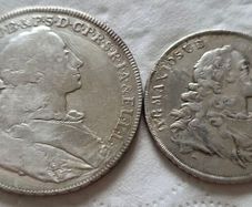 Thaler 1755 & 1/2 Thaler 1754 Bavaria