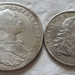 Thaler 1755 & 1/2 Thaler 1754 Bavaria