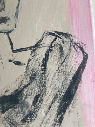 Original Painting Irish  Figurative Roman Statue Painting Original Art contemporary Irish art