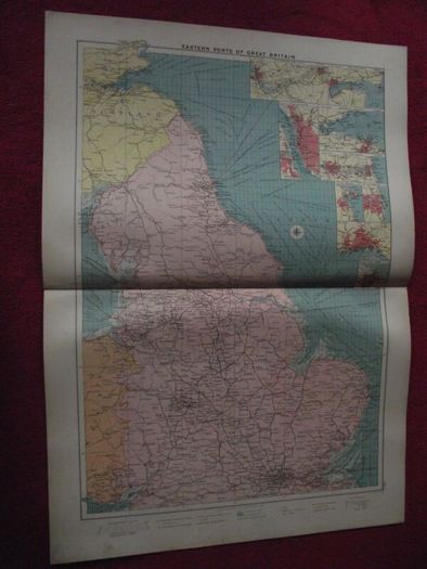 30 X Maps & Charts from Philip's Mercantile Marine Atlas of the World - Fourth Edition 1913