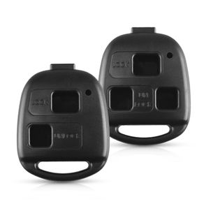 2 3 Button Remote Car Replacement Key Shell Case For Lexus RX300 ES300 LS400 GX460 For Toyota Corolla Land Cruiser YARIS CAMRY RAV4 logo