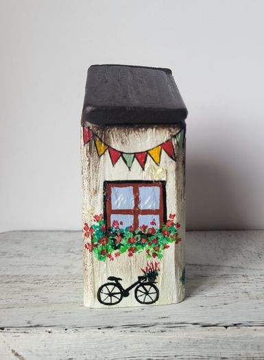 handcrafted tiny wooden house!