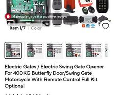 Duel electric gate closer