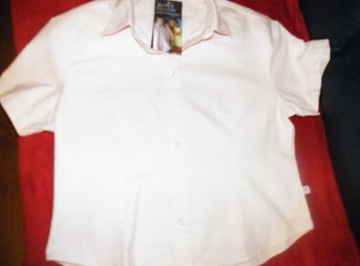 BNWT Ladie's Jack Murphy Oxford Cotton shirt short sleeve shirt size 18