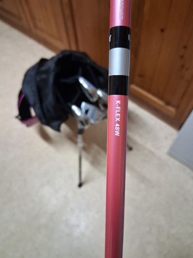 Golf Clubs. US Kids Golf Set.Left Handed .Age 7 To 8 Years Old. Girls Set.. In As New Condition. Collect In Dublin Or Receive Via Post.