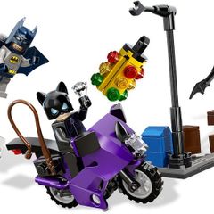 Lego DC Superheroes 6858: Catwoman Catcycle Chase (2012) 100% Complete (NO BOX)