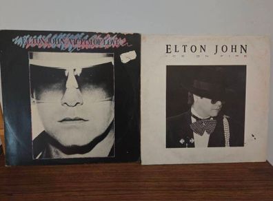 vintage Elton John vinyls