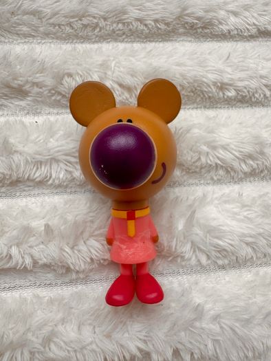 Hey duggee Norrie the Mouse Figure Brown approx. 6.5 cm. Used Please see photos