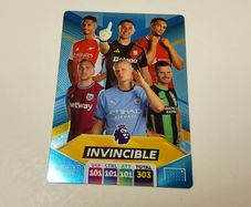 INVINCIBLE SAPPHIRE - NR.5  Panini English Premier League 2024-2025 Adrenalyn XL