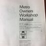 Owners workshop manual Auston Metro Image 4
