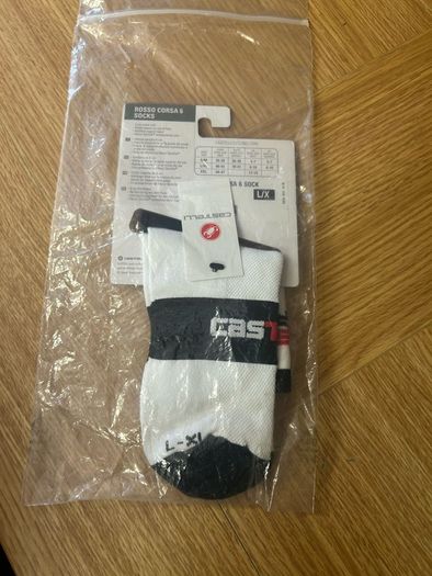 castelli Rosso Corsa socks new