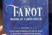 Tarot book and card set