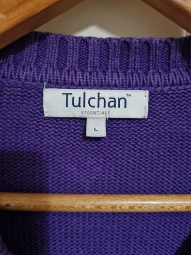 Tulhan cable knit cotton jumper