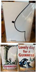 guinness metal wall signs