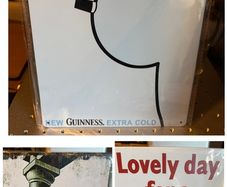 guinness metal wall signs