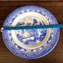 Gladstone Working Pottery Museum Nottingham Willow plate city of lace Image 2