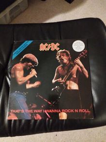AC/DC that's the way I wanna rock n roll 12" & picture disc uk