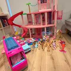 Barbie Dreamhouse And Huge Accessory Bundle