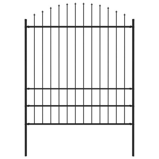 Garden Fence with Spear Top Steel